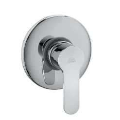 Rubinetto bagno monoc. incasso doccia linea blu cromo