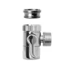 Rubinetto con aeratore e deviatore 22/1 femmina 24/1 maschio cromo