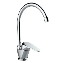 Rubinetto cucina monocomando canna alta Mia cromo