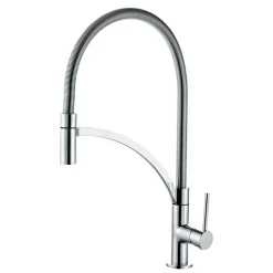 Rubinetto cucina monocomando canna alta Orlando cromo