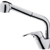 Rubinetto cucina monocomando canna alta con doccetta Kiara cromo