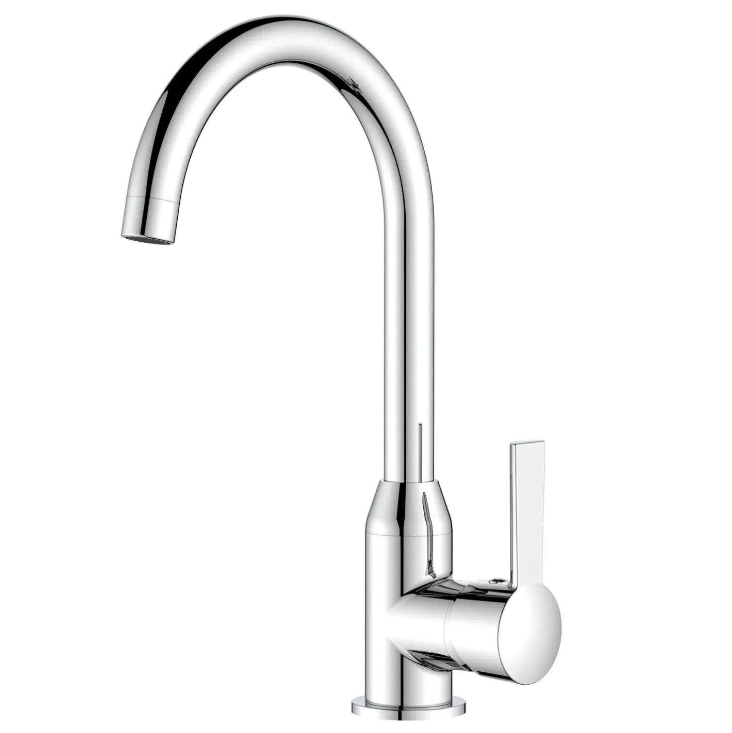 Rubinetto cucina monocomando canna alta Amsterdam cromo