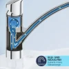 Rubinetto cucina monocomando Grohe canna alta per Start nero