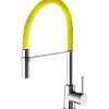 Rubinetto cucina monocomando Winter canna alta giallo