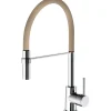 Rubinetto cucina monocomando Winter canna alta tortora