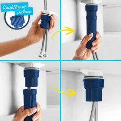 Rubinetto cucina monocomando Grohe canna bassa per Start nero