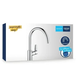 Rubinetto cucina monocomando per Grohe Start Edge cromo