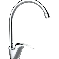 Rubinetto cucina monocomando Eva canna alta cromo