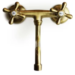Rubinetto da esterno a parete in ottone attacco 1/2"