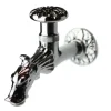 Rubinetto da esterno ornamentale in ottone cromato R3/C Ø 13 mm