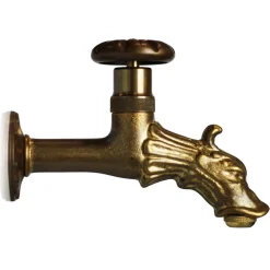 Rubinetto da esterno ornamentale in ottone bronzato R3 13 mm (1/2")