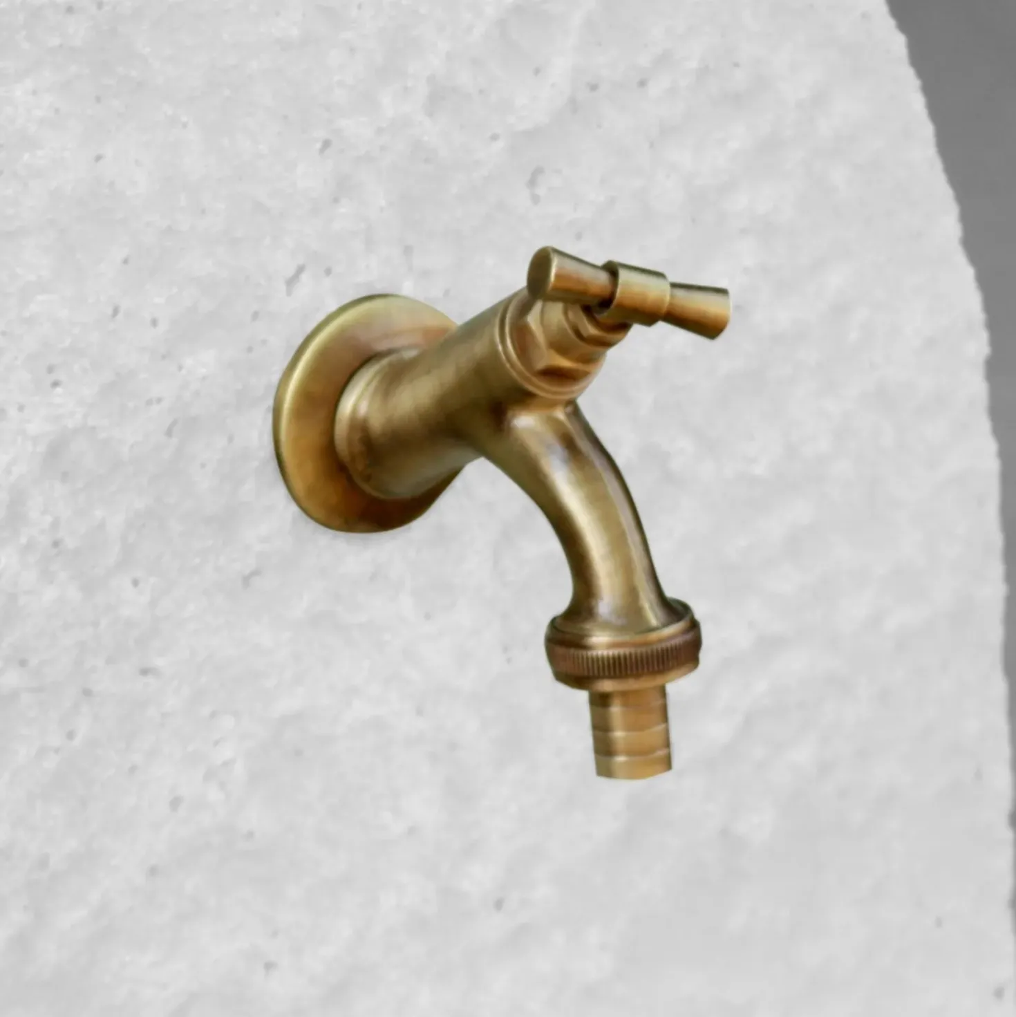 Rubinetto da esterno ornamentale in ottone bronzato R10 13 mm (1/2")