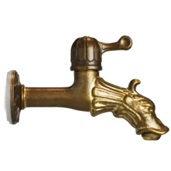 Rubinetto da esterno ornamentale in ottone bronzato R2 13 mm (1/2