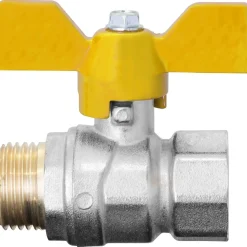 Rubinetto d`arresto a sfera per gas 1/2`` MF