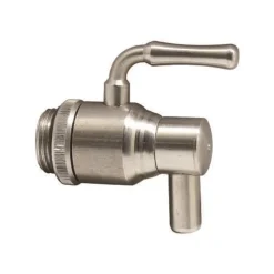 Rubinetto inox olio a sfera con bocchello drop top antigoccia