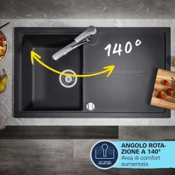 Rubinetto per cucina monocomando Grohe Start Eco