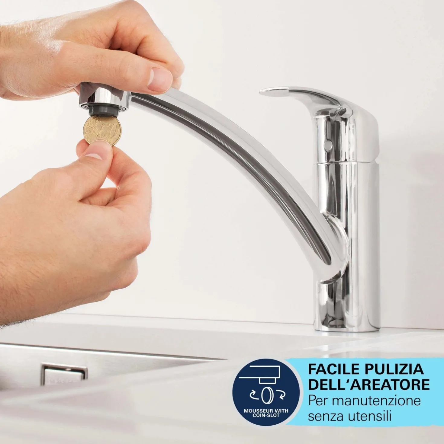 Rubinetto per cucina monocomando Grohe Start Eco