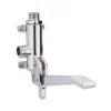 Rubinetto per lavabo a pedale monoleva cromo