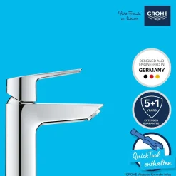 Rubinetto per lavabo Grohe Start Edge cromo tg S