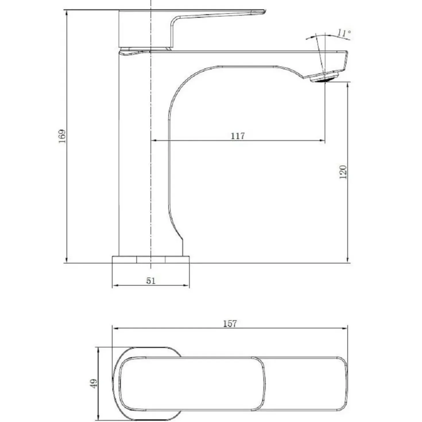 Rubinetto per lavabo Omega cromo