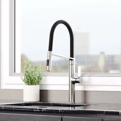 Rubinetto per lavabo Tokyo acciaio spazzolato