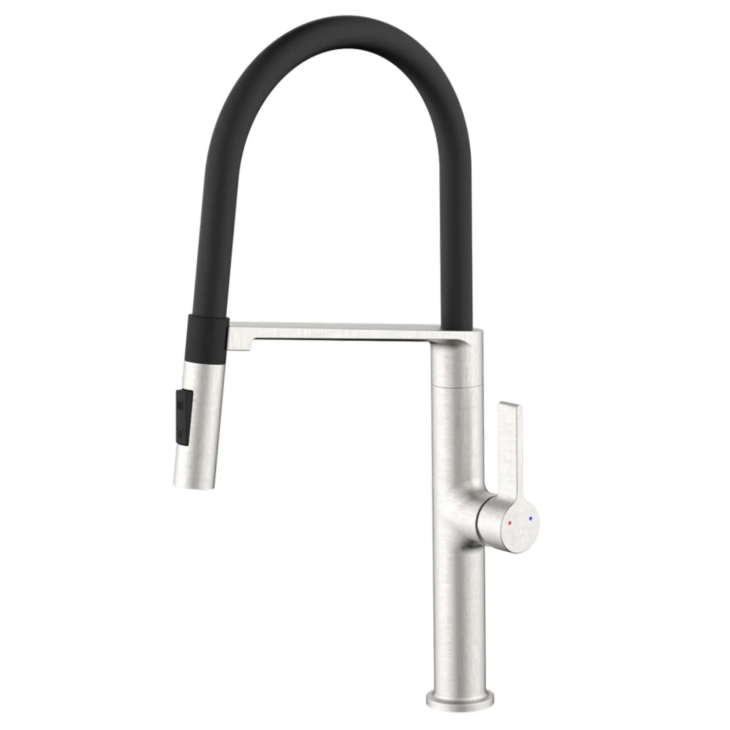 Rubinetto per lavabo Tokyo acciaio spazzolato