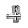 Rubinetto sottolavabo a tre vie 1/2" M x 1/2" F x 3/4" M