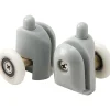 Rulli inferiori sganciabili box doccia vetro 5 mm Idrostile ø25 mm bianco