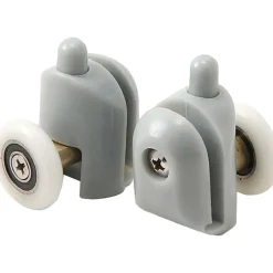 Rulli inferiori sganciabili box doccia vetro 5 mm Idrostile ø25 mm bianco