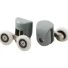 Rulli superiori doppi box doccia vetro 5 mm Idrostile ø23 mm grigio