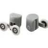 Rulli superiori doppi box doccia vetro 6 mm Idrostile ø25 mm bianco