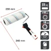 Rullo per pittura Nespoli Soft Touch sup ruvide 22 cm