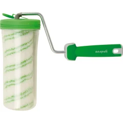 Rullo per pittura pareti lisce 22 cm con contenitore Rollmatic