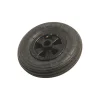 Ruota ad aria con cerchione in plastica profilo scanalato Ø 200 mm P 75 kg