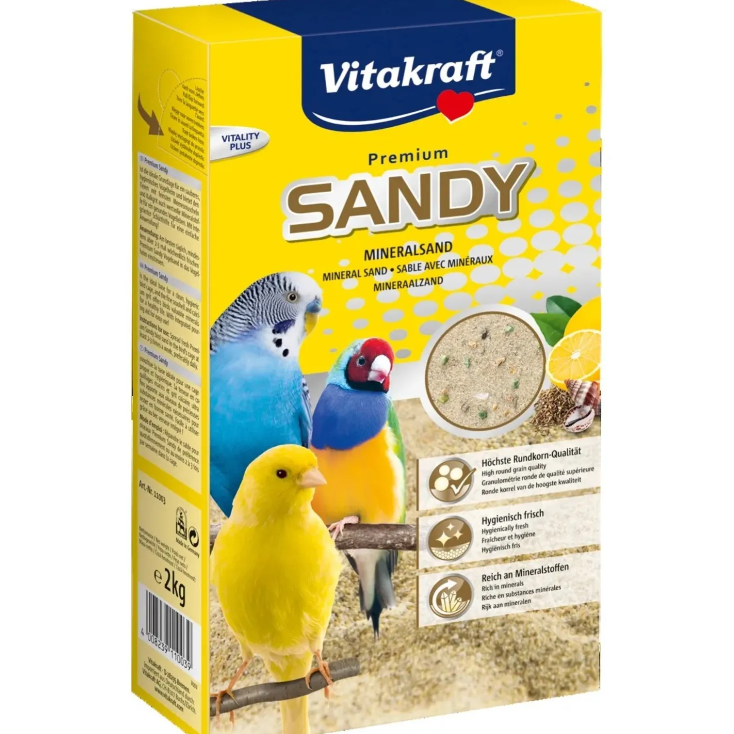 Sabbia minerale Vitakraft Sandy Premium 2 kg