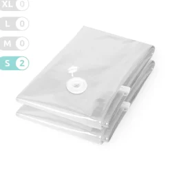 Sacchi salvaspazio Compress set 2 taglia S 40x60 cm