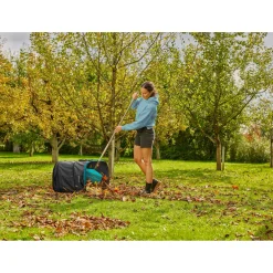 Sacco spazzatura per giardino Gardena PopUp 127 l 60x46x46 cm girgio