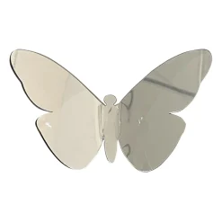 Sagome adesive 3D farfalle argento
