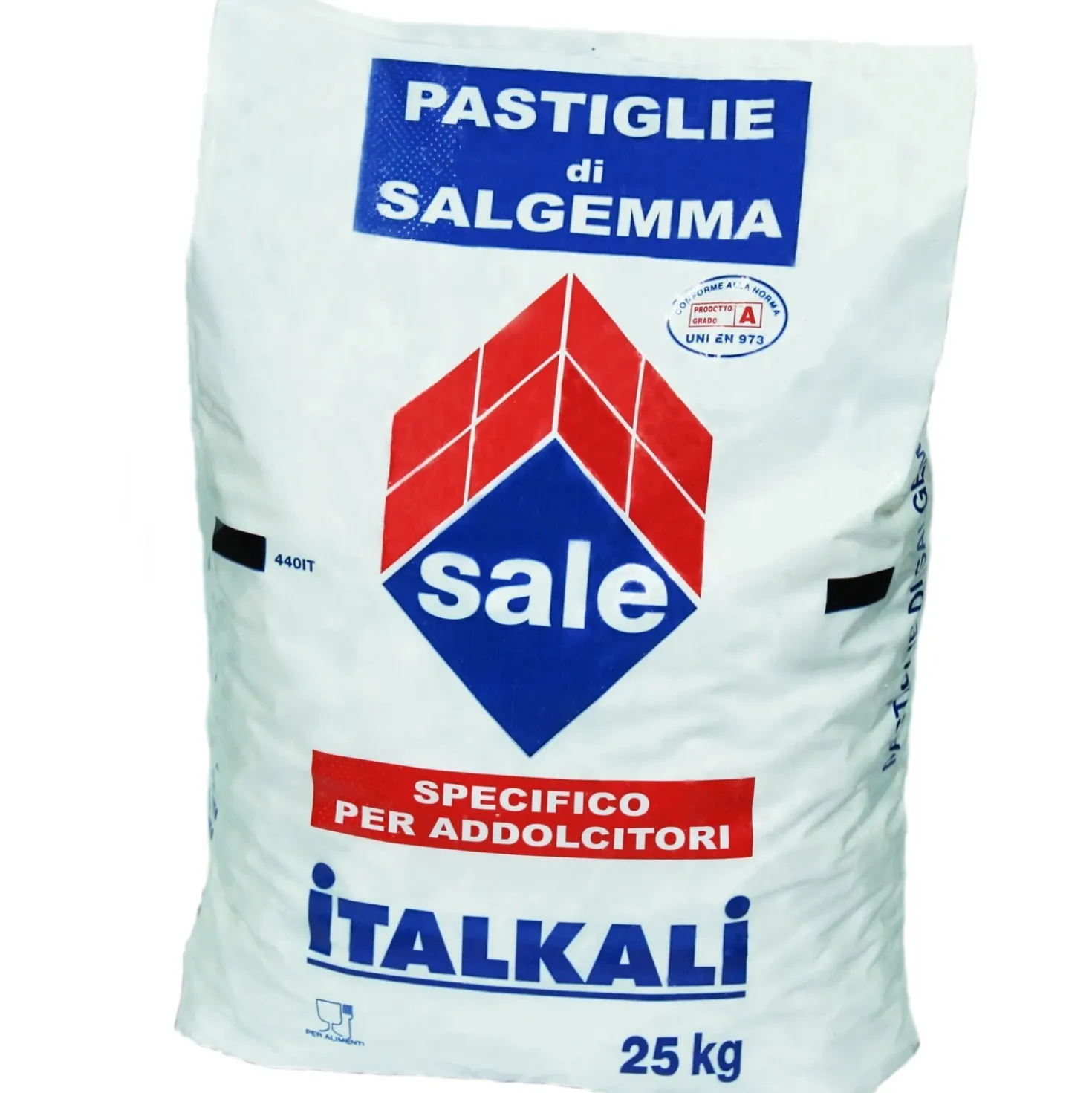 Sale per addolcitori puro a pastiglia sacco 25 kg
