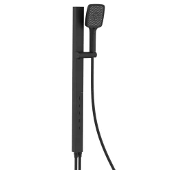 Saliscendi doccia aQuasanit Horizon nero con body jets e doccetta 3 getti