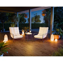 Salotto da balcone Patterson acc e Textilen cuscini poliestere 2 posti