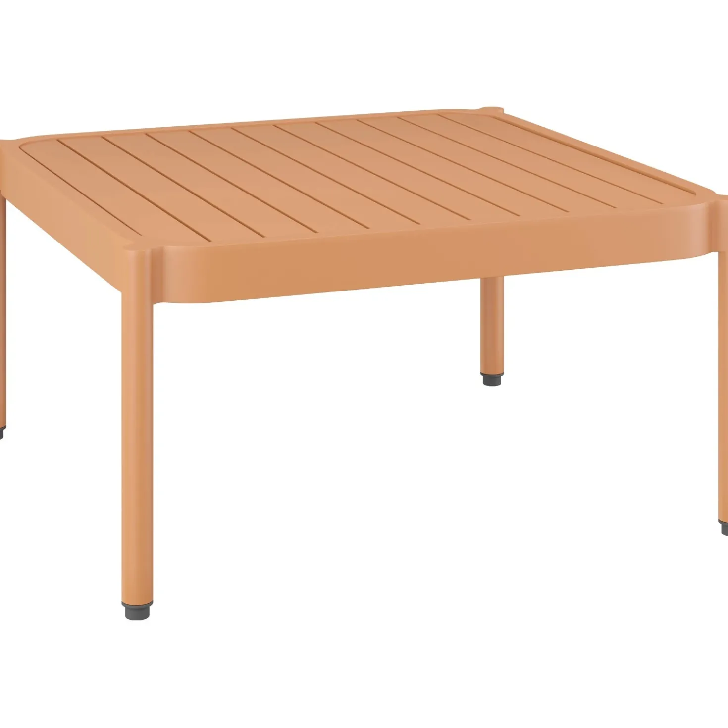 Salotto da esterno Redcliffe in alluminio colore arancione 2 posti