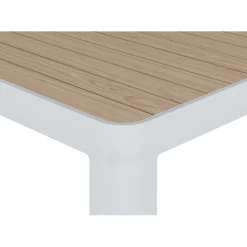 Salotto da giardino angolare Butterfield in alluminio 4 posti