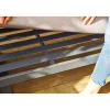 Salotto da giardino angolare Lipson in alluminio con inserti in legno 4 posti