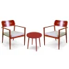 Salotto da giardino Ibiza in alluminio rosso terracotta 2 posti
