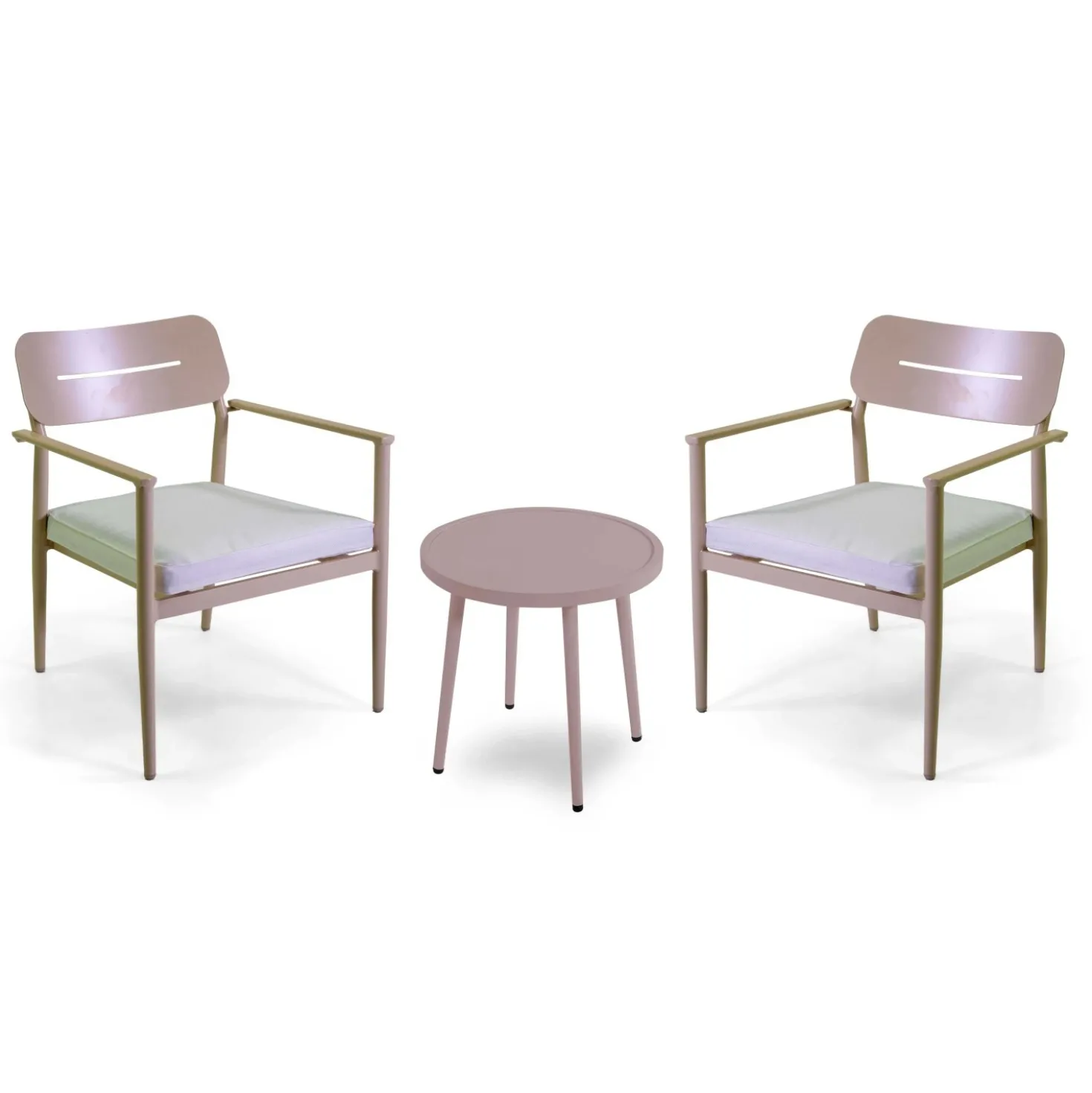 Salotto da giardino Ibiza in alluminio beige 2 posti