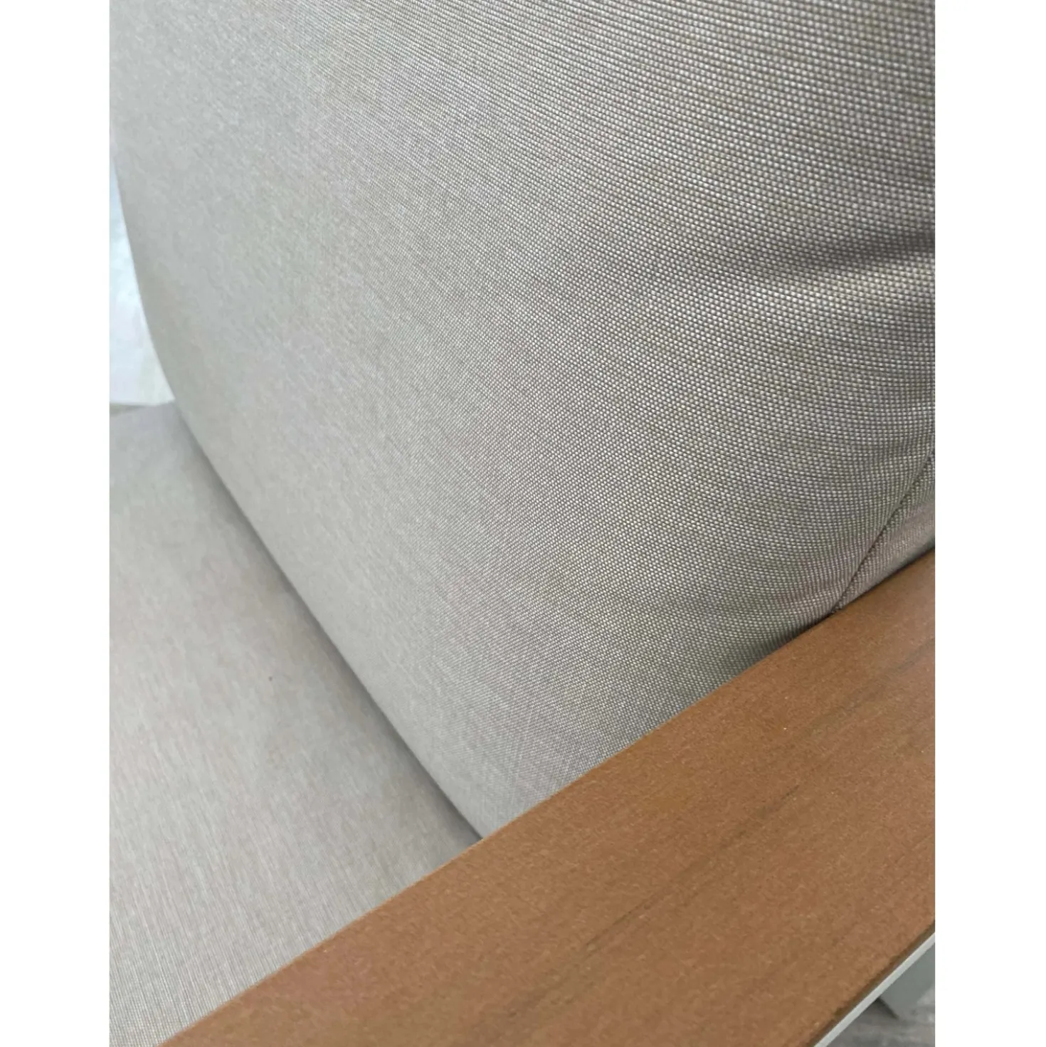 Salotto da giardino Ninfea in alluminio bianco/grigio 4 posti