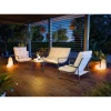 Salotto da giardino Patterson grigio chiaro 4 posti