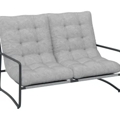 Salotto da giardino Patterson grigio chiaro 4 posti