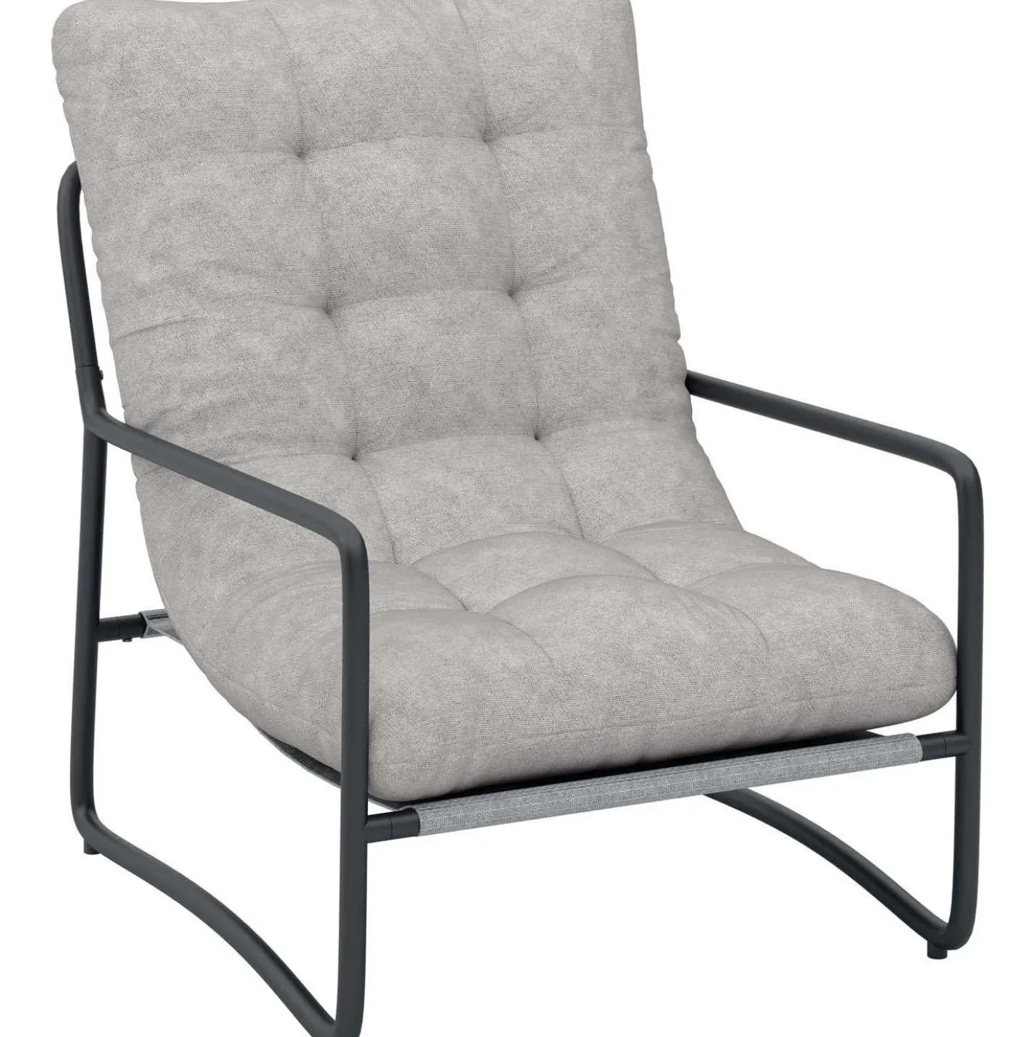 Salotto da giardino Patterson grigio chiaro 4 posti